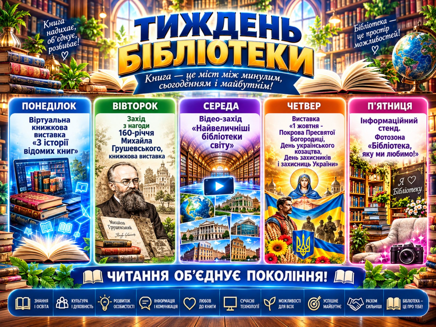 Тиждень бібліотеки у ВСП «Фаховий коледж електронних приладів ІФНТУНГ»